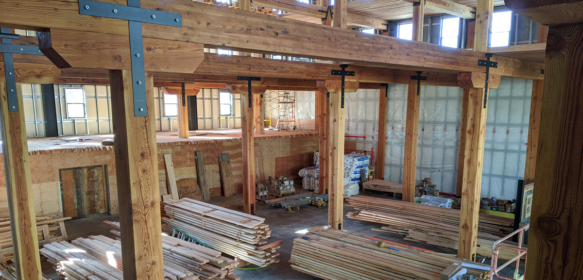 The Confluence Building interior